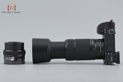 [Used] SONY α6400 ILCE-6400Y Double Zoom Lens Kit Black, Low Shutter Count