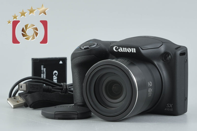 [Used] Canon PowerShot SX410 IS Black Compact Digital Camera