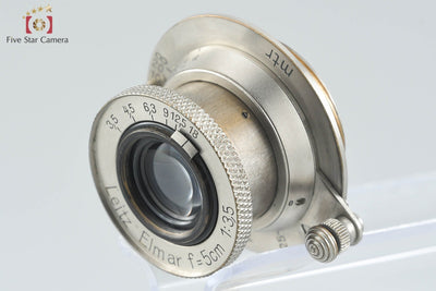 【Used】Leica Elmar 50mm f/3.5 Collapsible Nickel L39 Leica Screw Mount