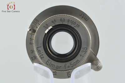 【Used】Leica Elmar 50mm f/3.5 Collapsible Nickel L39 Leica Screw Mount