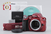 Used Nikon D3300 Red Digital SLR Camera with Low Shutter Count