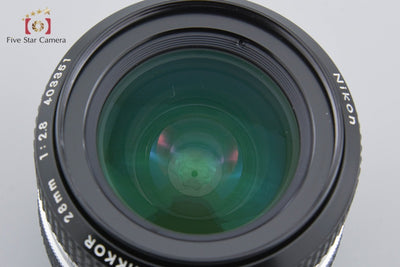 [Used] Nikon Nikkor Ai-S 28mm f/2.8