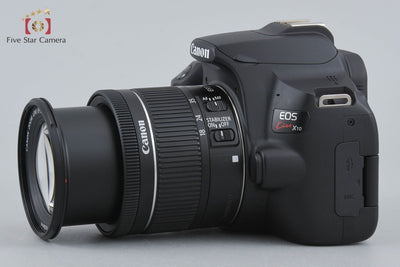 [Used] Canon EOS Kiss X10 EF-S 18-55 IS STM Lens Kit Black
