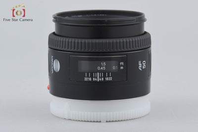 [Used] MINOLTA AF 50mm f/1.4 New