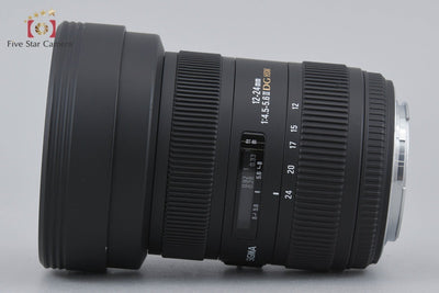 【中古】SIGMA シグマ 12-24mm f/4.5-5.6 II DG HSM キヤノン用
