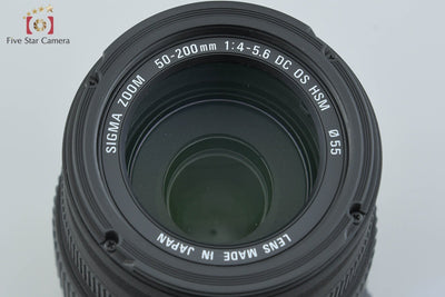 【中古】SIGMA シグマ 50-200mm f/4-5.6 DC OS HSM ペンタックス用