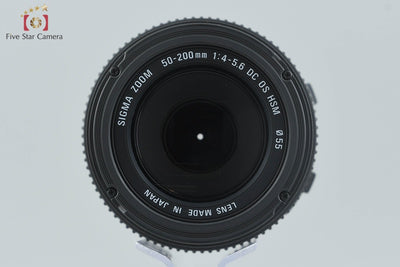 【中古】SIGMA シグマ 50-200mm f/4-5.6 DC OS HSM ペンタックス用