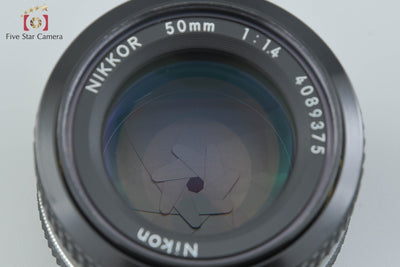 [Used] Nikon Ai NIKKOR 50mm f/1.4