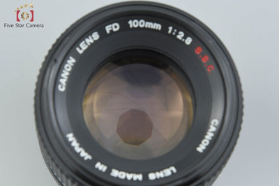 [Used] Canon FD 100mm f/2.8 S.S.C.