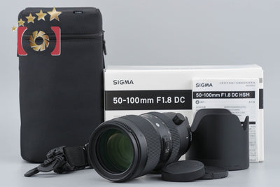 【中古】SIGMA シグマ Art 50-100mm f/1.8 DC HSM キヤノン用 元箱付き