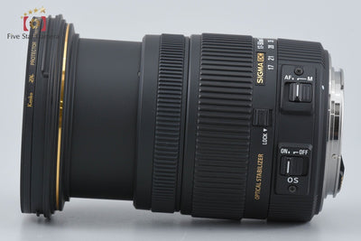 【中古】SIGMA シグマ 17-50mm f/2.8 EX DC OS HSM キヤノン用 元箱付き