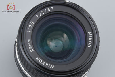 [Used] Nikon Nikkor Ai-S 28mm f/2.8