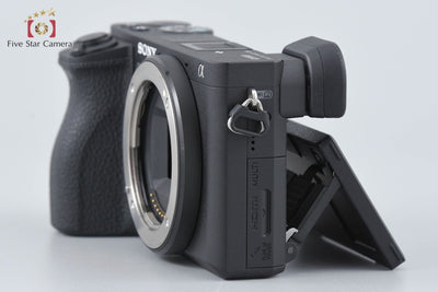 【Used】SONY α6500 ILCE-6500 Black Mirrorless Interchangeable Lens Camera, Low Shutter Count, With Original Box