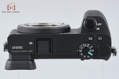 【Used】SONY α6500 ILCE-6500 Black Mirrorless Interchangeable Lens Camera, Low Shutter Count, With Original Box