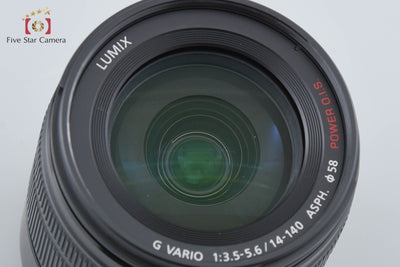[Used] Panasonic LUMIX G VARIO 14-140mm f/3.5-5.6 ASPH. POWER O.I.S. Black H-FS14140