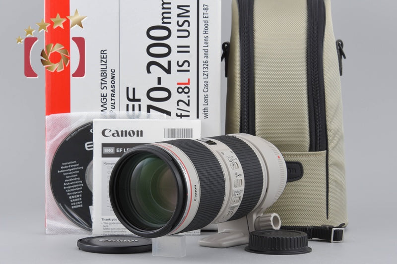 Used: Canon EF 70-200mm f/2.8 L IS II USM with original box