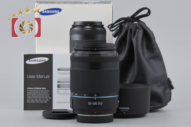 [Used] SAMSUNG Samsung NX 50-200mm f/4-5.6 ED OIS i-Function Black with original box