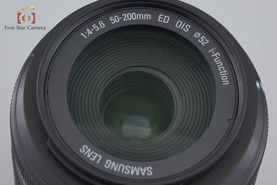 [Used] SAMSUNG Samsung NX 50-200mm f/4-5.6 ED OIS i-Function Black with original box