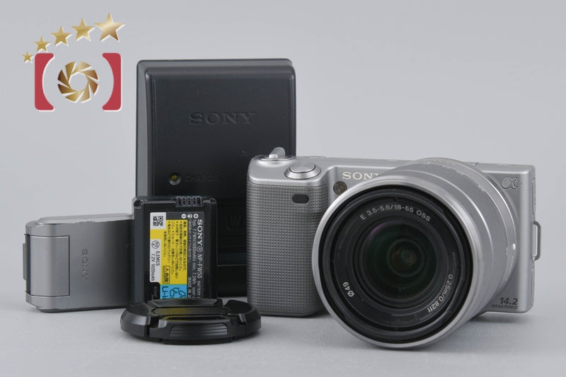 [Used] Sony α NEX-5 Zoom Lens Kit Silver