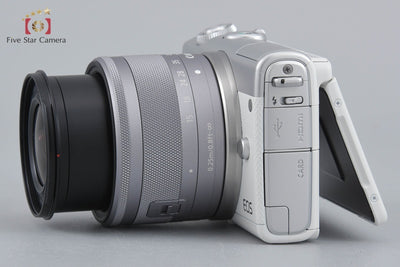 [Used] Canon EOS M100 EF-M 15-45 IS STM Lens Kit White