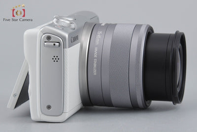 [Used] Canon EOS M100 EF-M 15-45 IS STM Lens Kit White