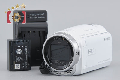 【中古】SONY ソニー ハンディカム HDR-CX680 ホワイト デジタルビデオカメラ