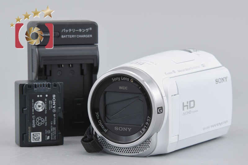 【中古】SONY ソニー ハンディカム HDR-CX680 ホワイト デジタルビデオカメラ