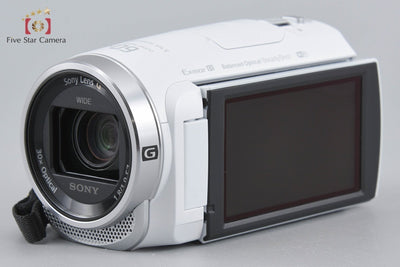 【中古】SONY ソニー ハンディカム HDR-CX680 ホワイト デジタルビデオカメラ