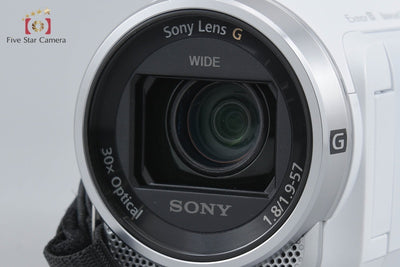 【中古】SONY ソニー ハンディカム HDR-CX680 ホワイト デジタルビデオカメラ