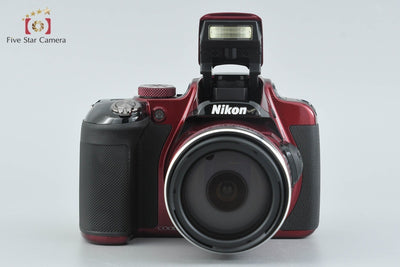 [Used] Nikon COOLPIX P600 Red Compact Digital Camera with Original Box