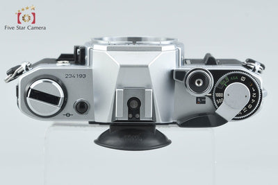 [Used] Canon AE-1 Silver Film SLR Camera