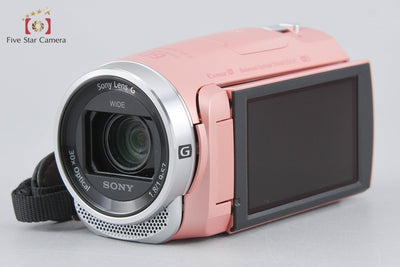 [Used] SONY Sony Handycam HDR-CX675 Pink Digital Video Camera with Original Box