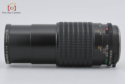 【中古】Mamiya マミヤ MACRO A 120mm f/4 M 645用 2026.1月 オーバーホール済み