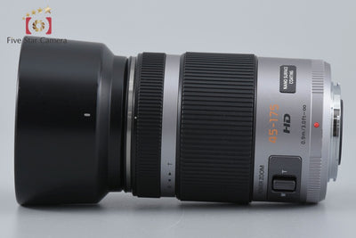 [Used] Panasonic LUMIX G VARIO 45-175mm f/4-5.6 ASPH. POWER O.I.S. H-PS45175 Silver with Original Box