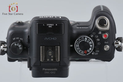 [Used] Panasonic DMC-GH2 Black Mirrorless Interchangeable Lens Camera - Low Shutter Count