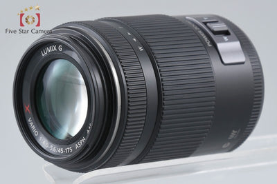 [Used] Panasonic LUMIX G X VARIO 45-175mm f/4-5.6 ASPH. POWER O.I.S. H-PS45175 Black