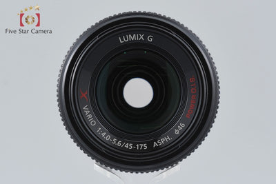 [Used] Panasonic LUMIX G X VARIO 45-175mm f/4-5.6 ASPH. POWER O.I.S. H-PS45175 Black