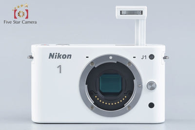 [Used] Nikon 1 J1 White Mirrorless Interchangeable Lens Camera, Low Shutter Count