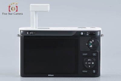 [Used] Nikon 1 J1 White Mirrorless Interchangeable Lens Camera, Low Shutter Count