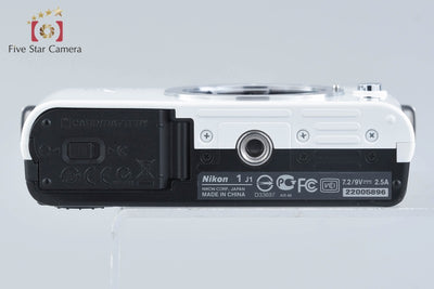 [Used] Nikon 1 J1 White Mirrorless Interchangeable Lens Camera, Low Shutter Count