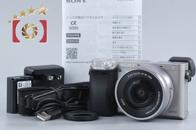 [Used] SONY Sony α6000 ILCE-6000 Silver Power Zoom Lens Kit Low Shutter Count