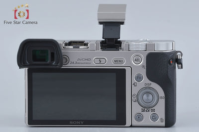 [Used] SONY Sony α6000 ILCE-6000 Silver Power Zoom Lens Kit Low Shutter Count
