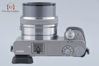 [Used] SONY Sony α6000 ILCE-6000 Silver Power Zoom Lens Kit Low Shutter Count