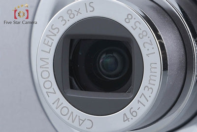 [Used] Canon IXY Digital 900 IS Silver Compact Digital Camera with Original Box