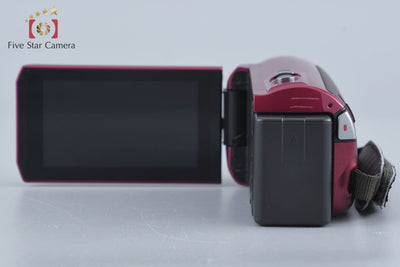Used Panasonic HC-V550M Red Digital High-Vision Camcorder with Original Box