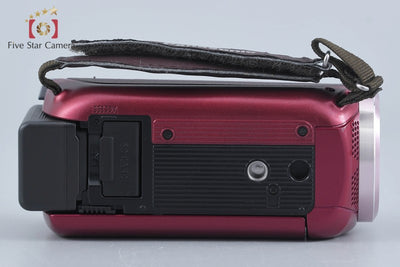 Used Panasonic HC-V550M Red Digital High-Vision Camcorder with Original Box