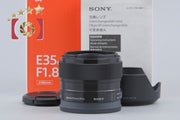 [Used] SONY E 35mm f/1.8 OSS SEL35F18 with original box