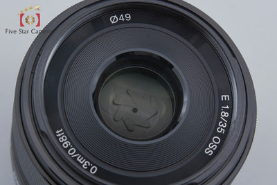 [Used] SONY E 35mm f/1.8 OSS SEL35F18 with original box