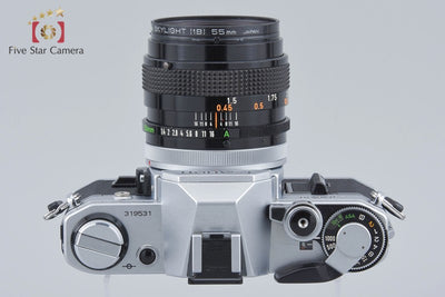 [Used] Canon AE-1 Silver + FD 50mm f/1.4 S.S.C.