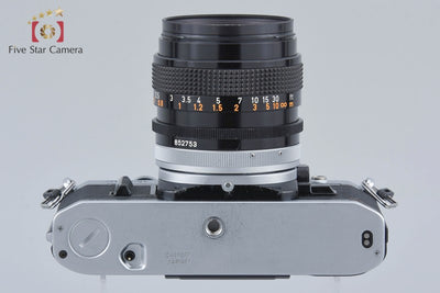 [Used] Canon AE-1 Silver + FD 50mm f/1.4 S.S.C.